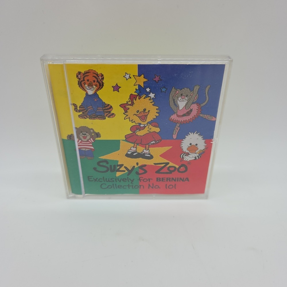 Bernina Embroidery Card. Suzy's Zoo Collection No. 101 Bernette For Bernina